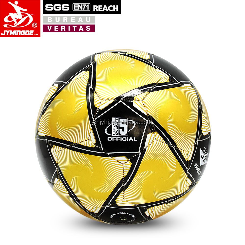 Partihandel Fotboll Färgglad PVC Soccer Ball Storlek 51