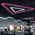 Custom RGB Dimmable LED Linear Pendant Light for Gym1