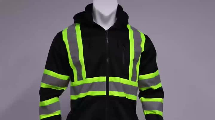 SW01B Reflective Work Safety Sweatshirt