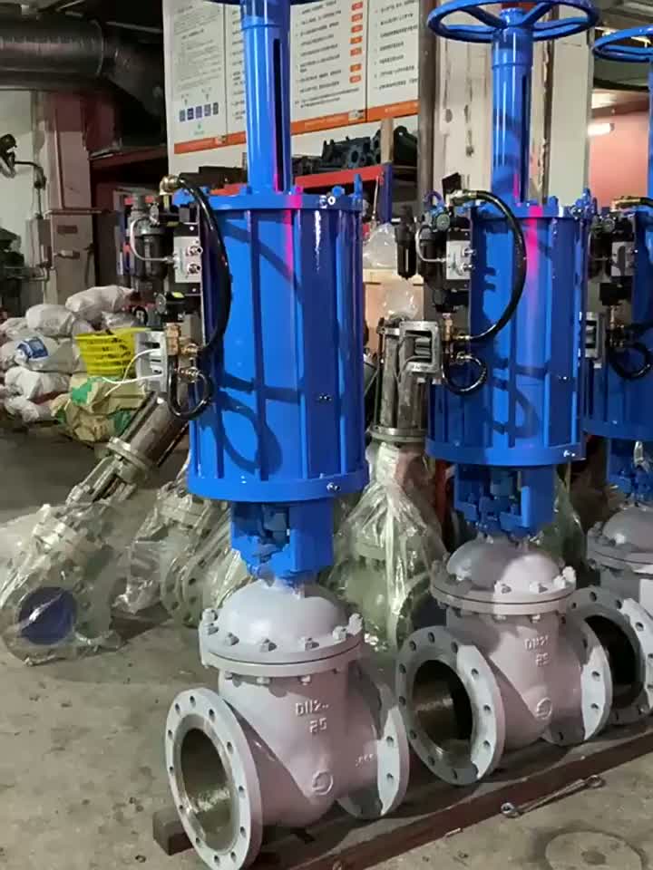 Клапан пневматического фланца затвора