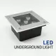 Étape carrée sous terre Uplight LED enterré des lumières enrichies