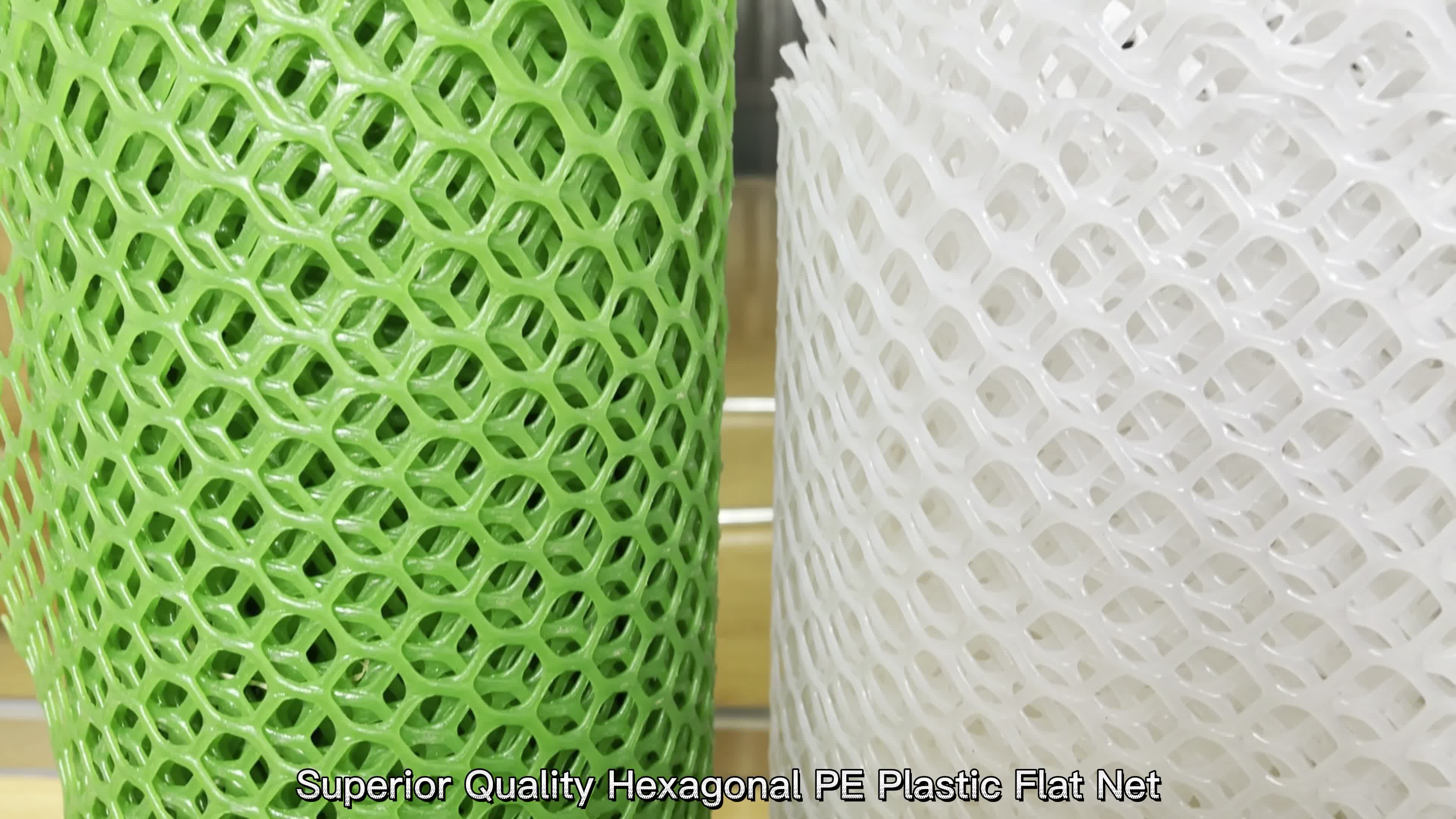 Xinhai Qualité supérieur Hexagonal PE Plastique Net plat / Turf Mesh / Protection d&#39;herbe Plastique Mesh1