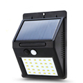 Goldmore 20 LED Solar-Powered Motion Sensor Wall Lamps for Outdoor Garden Security1