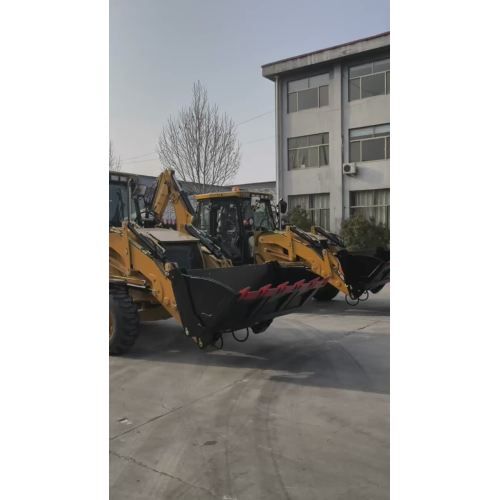 EX388 Backhoe Loader with 4-in-1 Bucket And A-leg