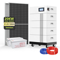 Customizable Stackable LiFePO4 Energy Storage Batteries 48V 300Ah 15-45KWh with Display Racks1