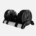 5lb Increment Fitness Full-Body Black Adjustable Dumbbells1