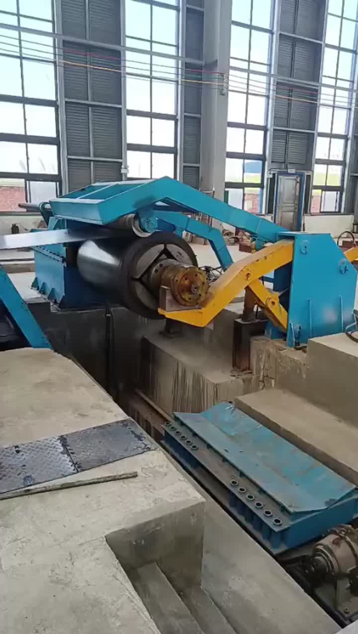 Hot Rolled Steel Plate Coil Slitting Rewinding Line
