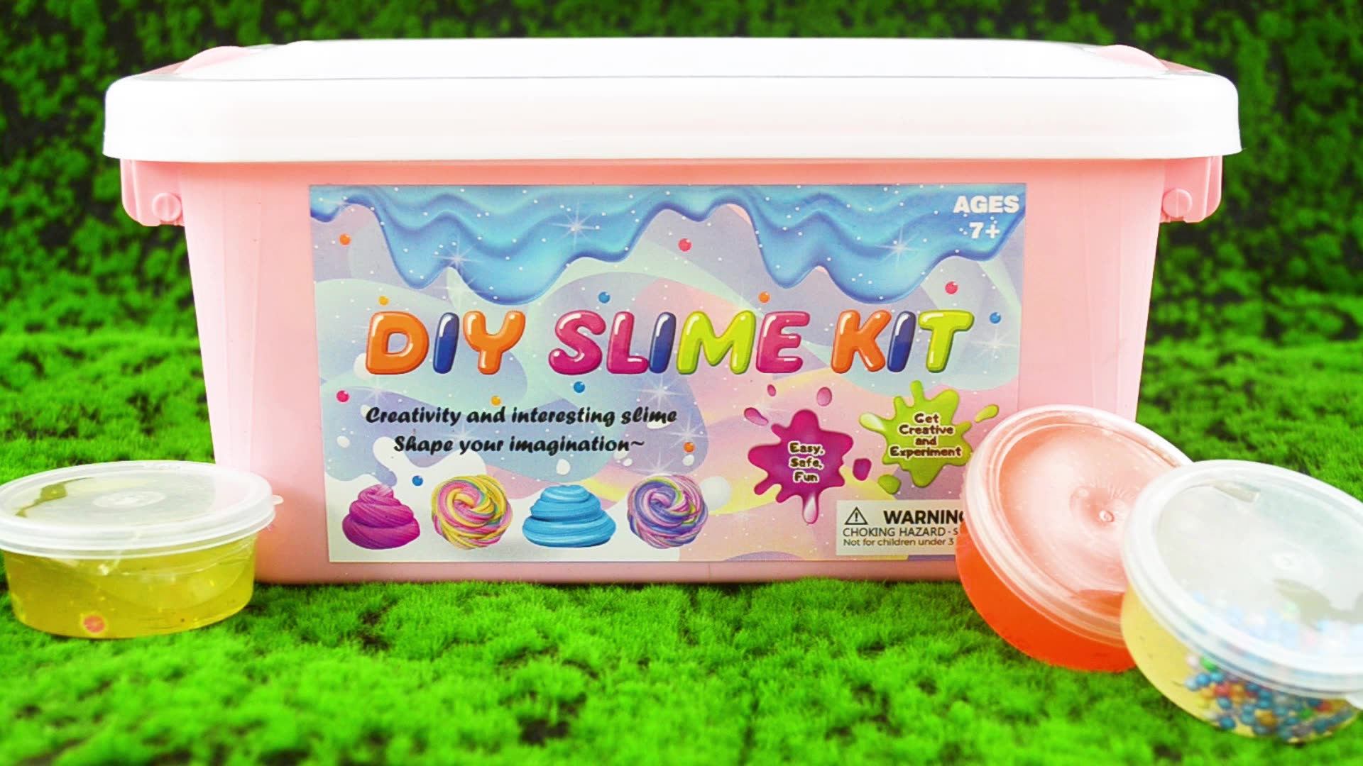 Educational Activator Crystal Clear Cream Set Slime Putty Making Kit Kids DIY Charms Toys Slime Kit for Kids1