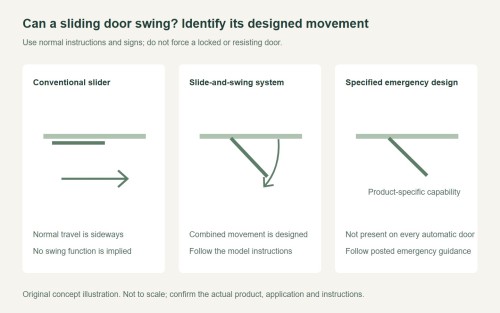 Slide and Turn Doors: Compare Panel Movement and Use
