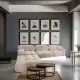 Moderne Mario Bellini L Form modulares Sofa