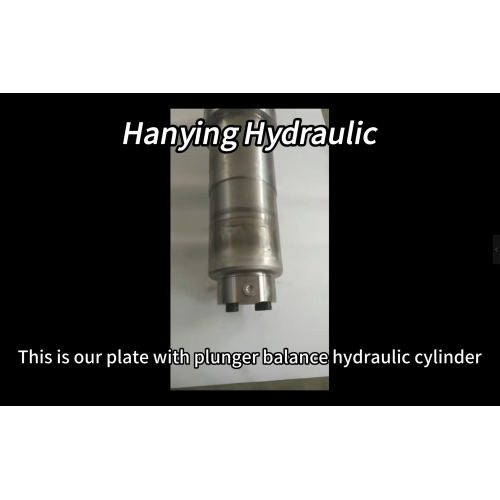 plate with plunger balance hydraulic cylinder