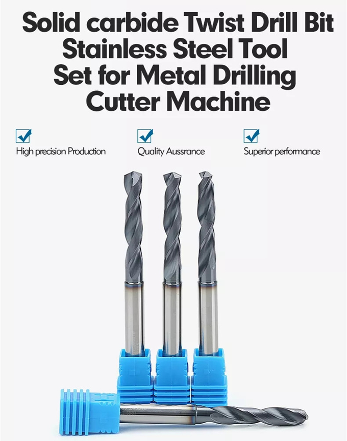 Fresa Solid Carbove revestido a madeira Twist Twist Drill Bit 0