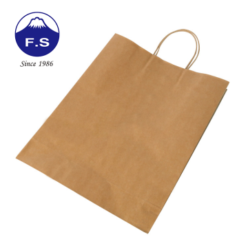 The Usage of Recyclable boutique kraft paper bag with twisted handle