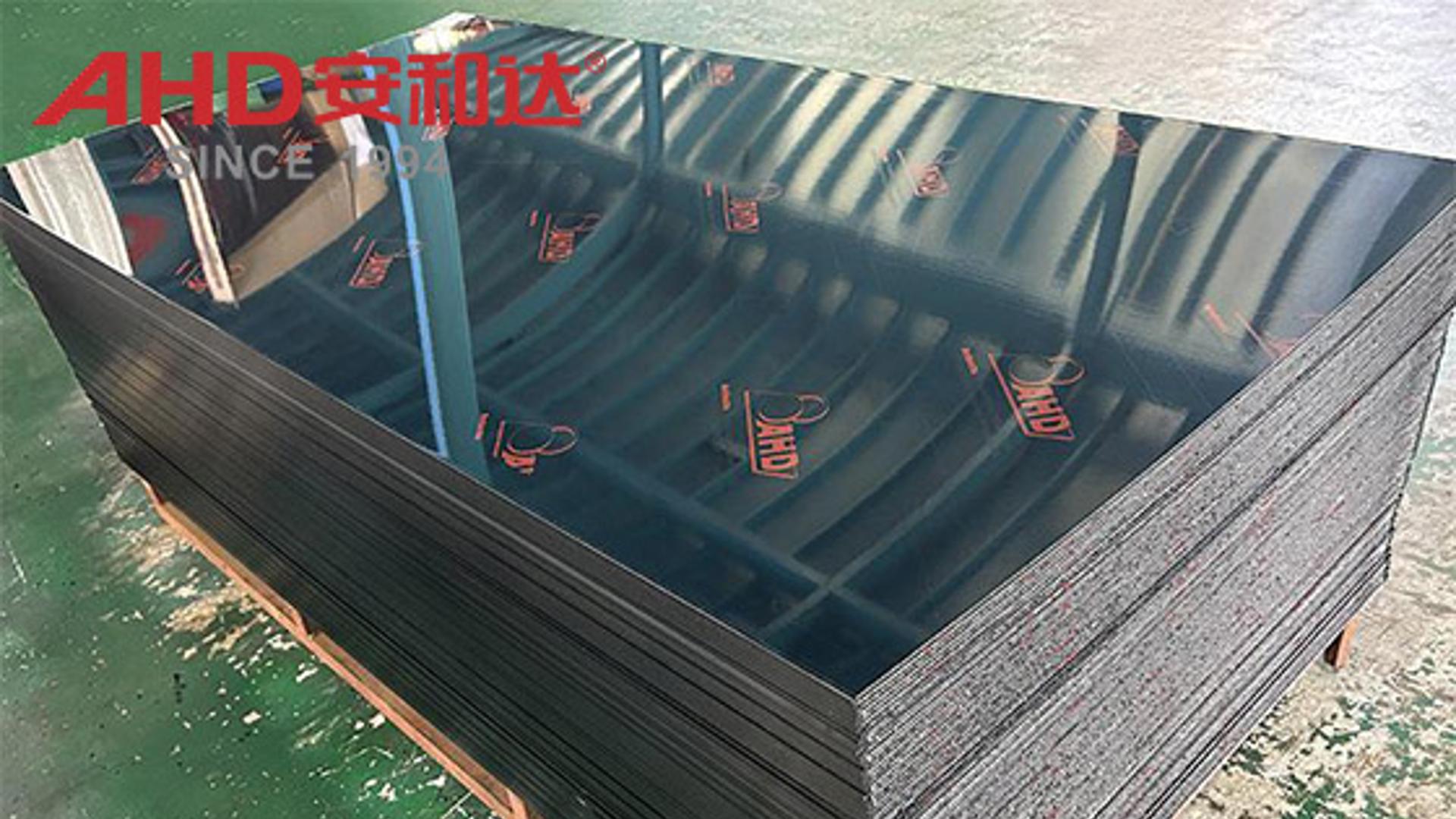 Folhas de plástico a abdominais extrudados preto de 1 mm a 20 mm