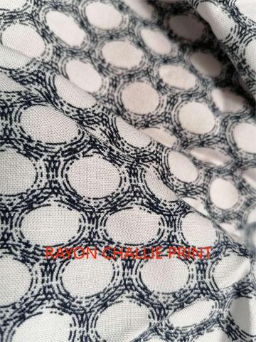 rayon challie print