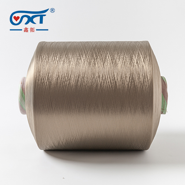 Dope dyed polyester dty 150d/144f yarn high filament yarn