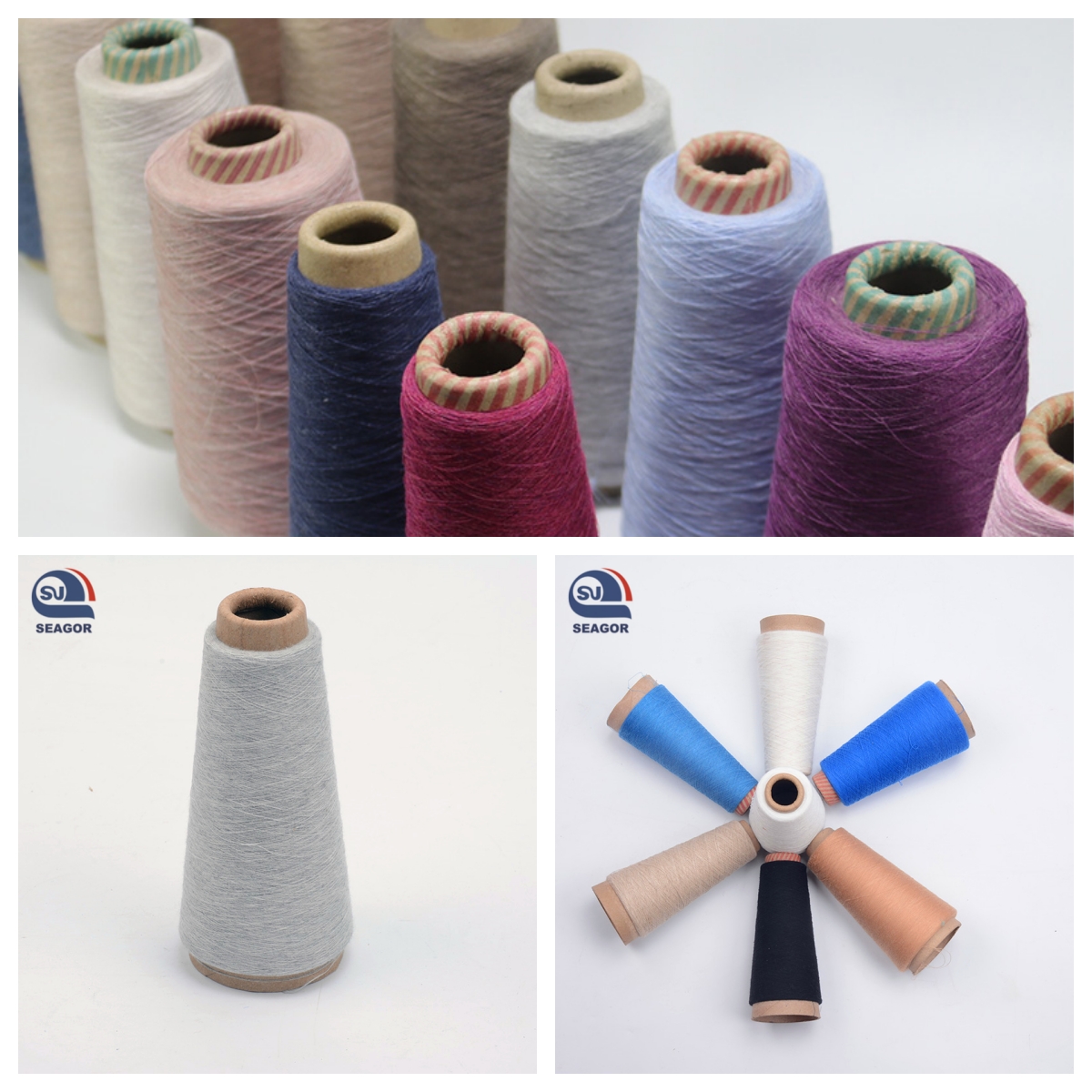 100% dyed polyester spun yarn