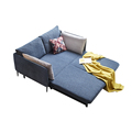 2020 Desain Baru Futon Sofa Bed Fabric 2 Seat Sofa Cum Bed Room Living Furniture Cama Fancy Elegant1