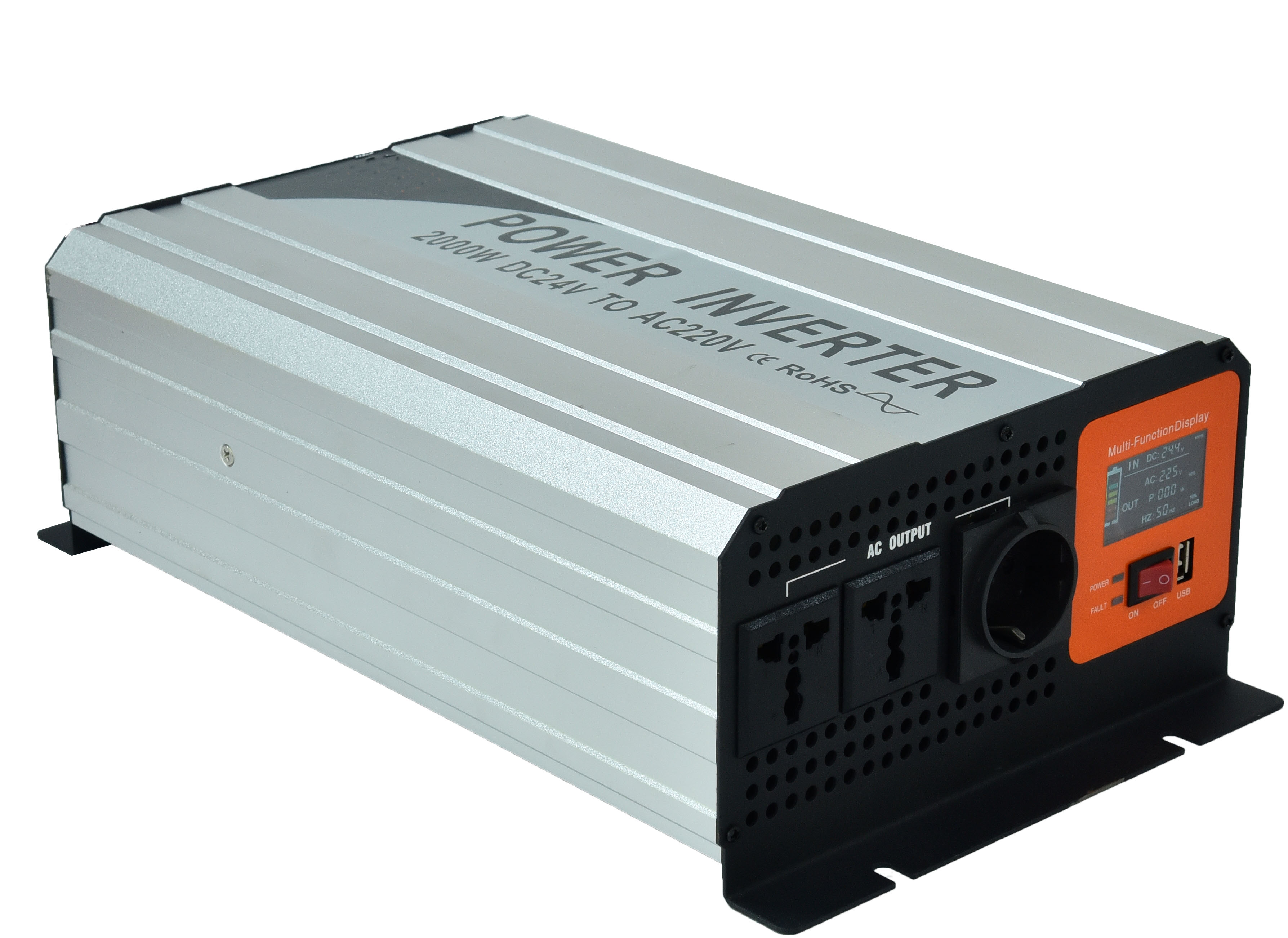 Pure Sine Wave Inverter 24 В 2000 Вт для дома