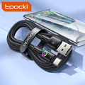 Toocki 1.2m-1.8m Quick Charge 3A USB-C Fast Charging LED Data Cable1