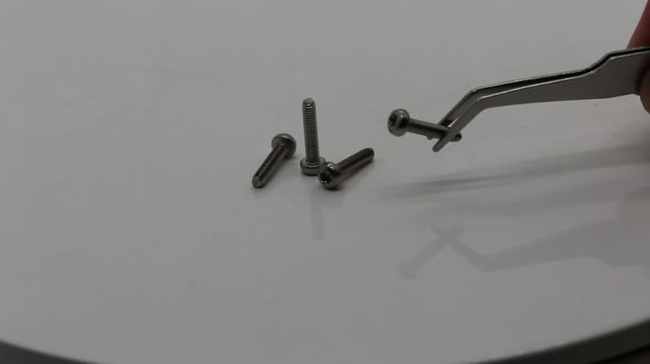 Flat head hexagon socket M2.5 SUS304 medical equipment screws
