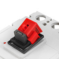BOZZYS Clamp-On Breaker Lockout Device - 9 Pack Nylon Lock Body for LOTO Safety1