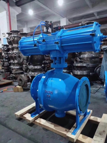 PNEUMATIC TRUNNION BALLVALVE