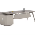 Modern L-Shaped Office Desk Design - Staff Furniture Set1