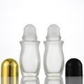 30ml Frosted Flat Essential Oil Bottle with Color Options for Massage Oils1