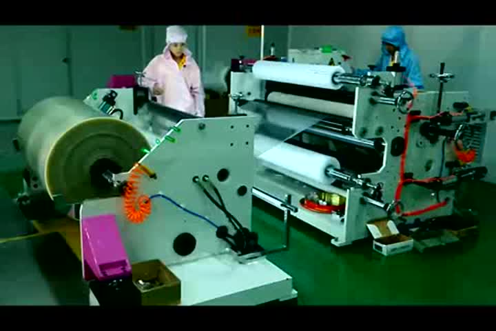 slitting and rewinding machine with laminating