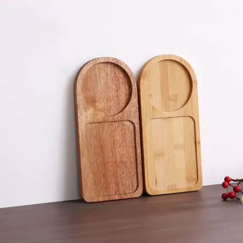 Alien-Untersetzer/Blumentöpfe aus Bambus und Holz, Tabletts/Bambusrahmen aus Bambus und Holz, Getränkehalter, Bambus/Bambustabletts/Teeutensilien aus Bambus und Holz, Teetabletts1
