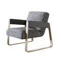 Chaise de canapé à canapé unique pour fauteuil de luxe moderne