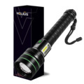 High Quality Rechargeable Aluminum LED Torch Light1