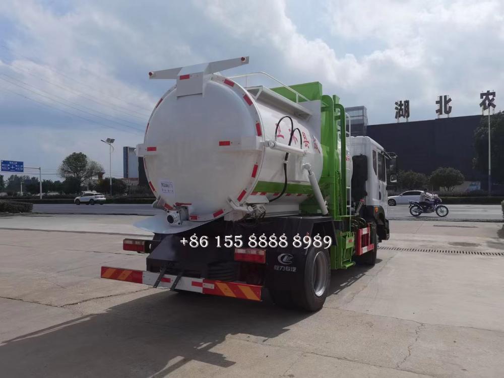 D9 Round Can Kitchen Garbage Truck 3 Jpg