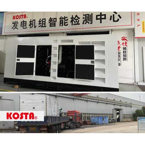 Kosta Power 500KW Generator Listrik Tipe Silent Dengan Mesin SDEC Siap Mengirimkan