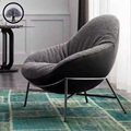 Minimalist Italian Modern Velvet Leisure Chair for Hotel & Living Room1