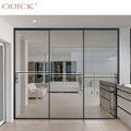 การขายร้อน Odick Design Designization Frame Frame HEAHY DUTION อลูมิเนียมประตูบานเลื่อนพร้อมตัวเลือกสี MUTI-COLOR 1 ตัวเลือก 1