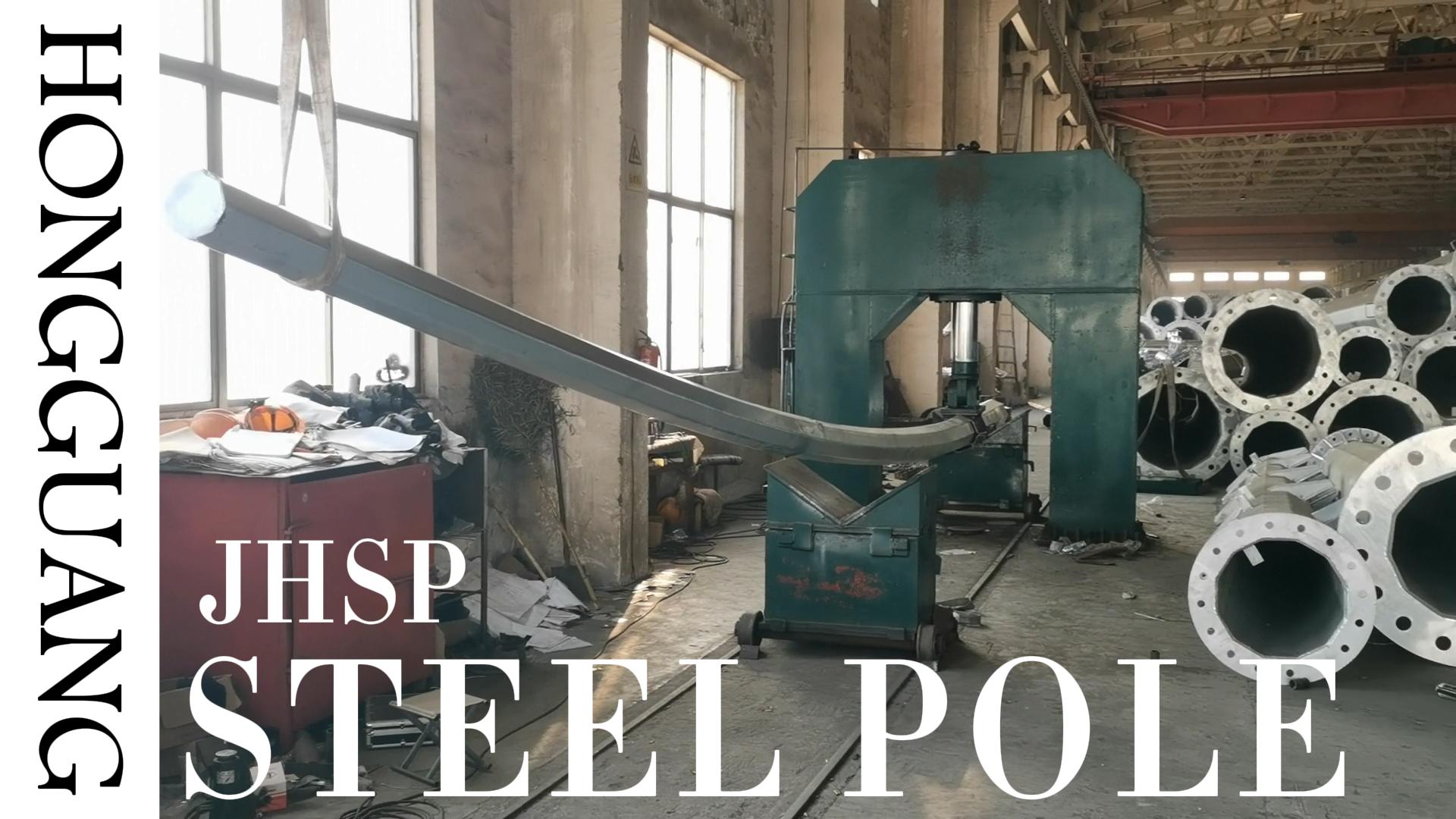 test and inspection for steel poles