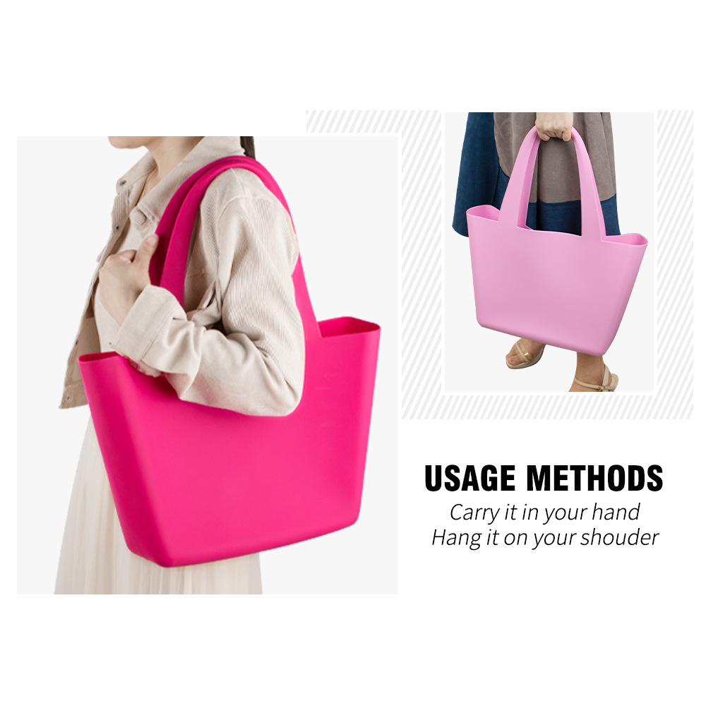 silicone tote bag for lady