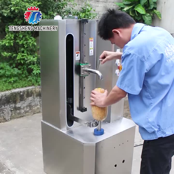 Máquina descascadora automática comercial de mamão TS-P60XS