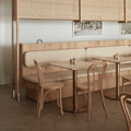 Baixo preço móvel moderno fast food i moldará o sofá de cabine seccional de madeira e madeira para restaurantes de bancada1