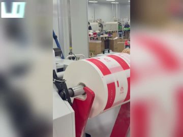 Oil-proof paper square bottom paper bag production video