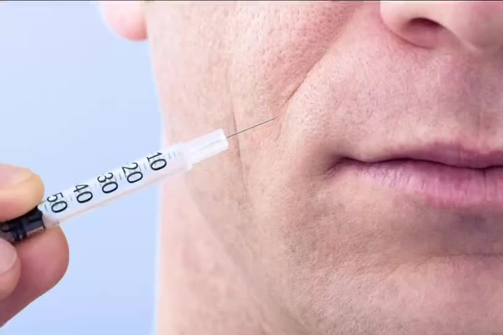 PLLA dermal fillers for male treatment youthful look