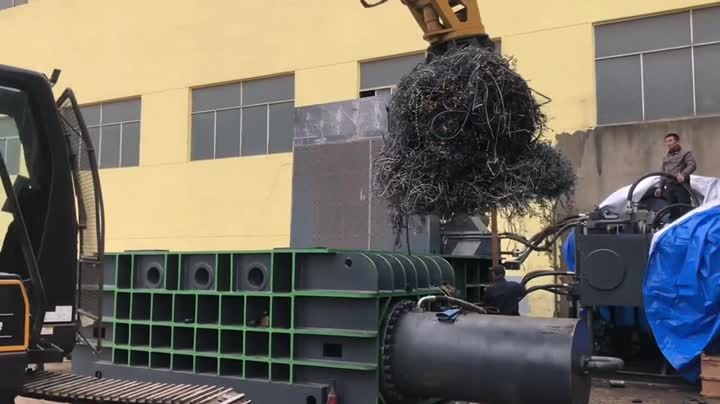 Máquina de empacador de metal de alta eficiencia
