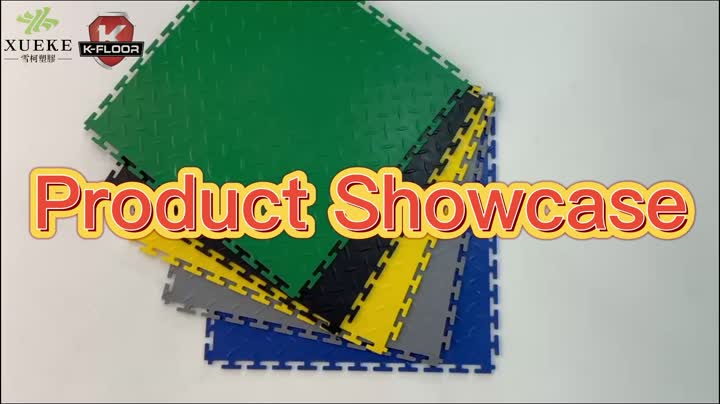 piso entrelazado de PVC