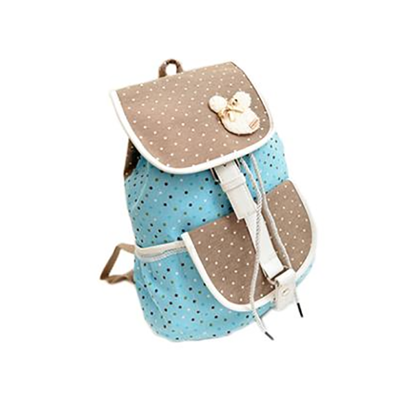 wholesale waterproof custom cute canvas school bag for high school girls1