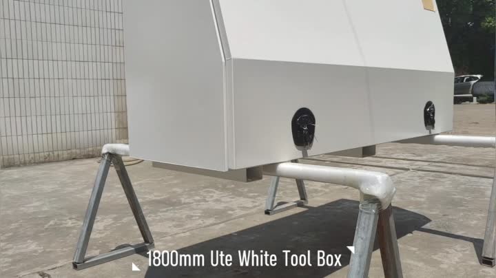 Caja de herramientas blancas de 1800 mm ute