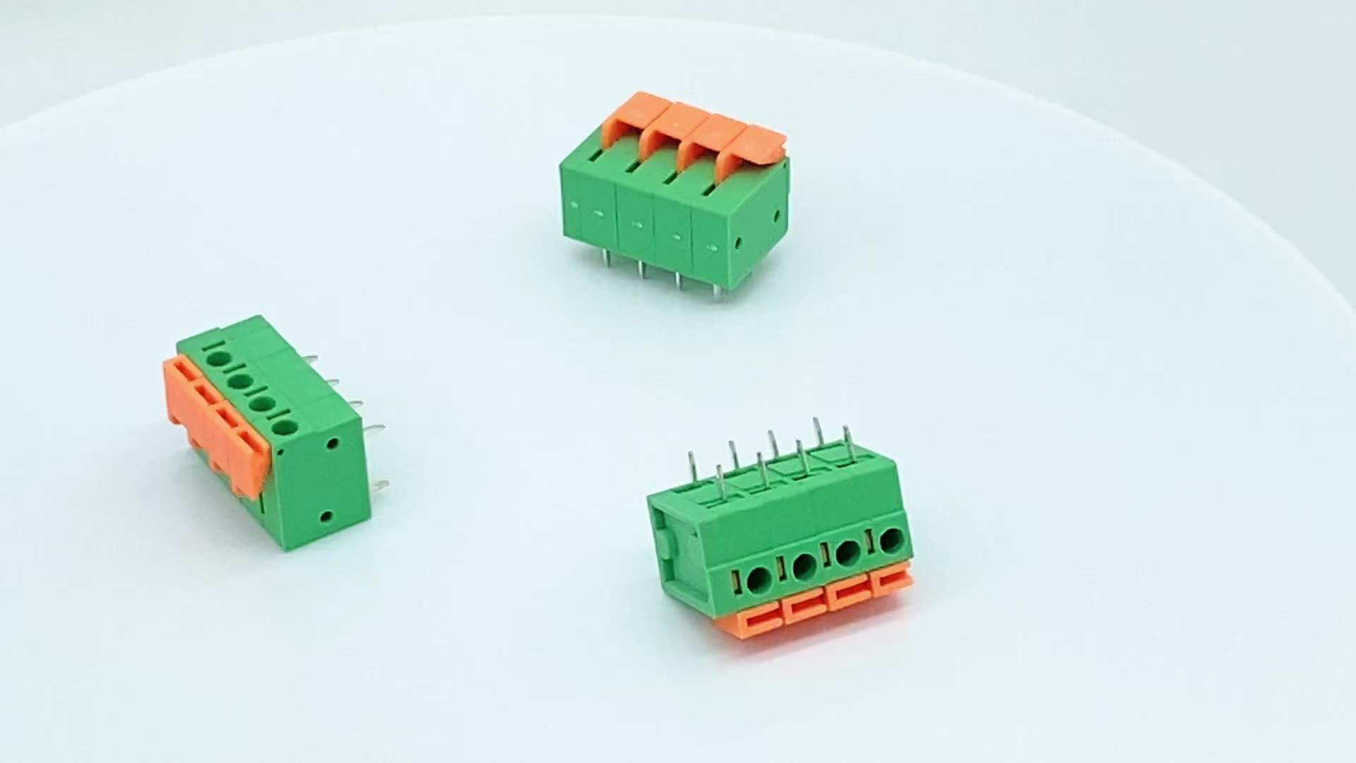 HQ142R-5.08mm 7,62 mm 300 V Schraubenloch Schnellanpassungs-PCB-Testfeder Klemme Block1