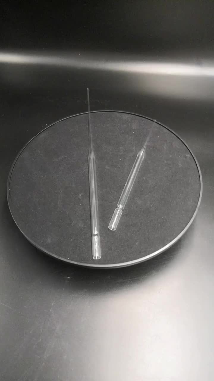 Verre de pipette pasteur