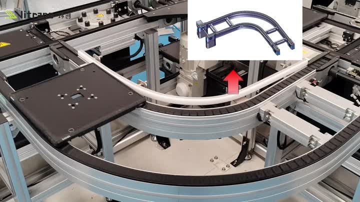 Accumulated Pallet Curve for Factory Belt Conveyor